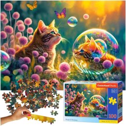 Puzzle układanka 100 elementów Magiczny poranek Kot 6+ CASTORLAND