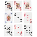 MUDUKO Trefl karty do gry Poker 100% plastik 55szt.