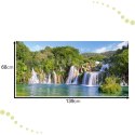 Puzzle układanka 4000 elementów Wodospady Krka Chorwacja 139 x 68 cm CASTORLAND