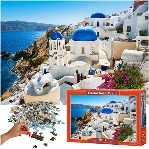 Puzzle układanka 500 elementów Lato na Santorini 9+ CASTORLAND